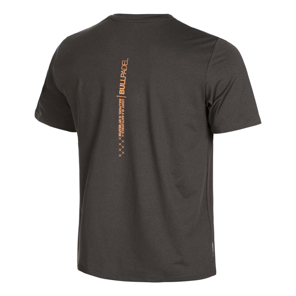 Мужское теннисное поло Bullpadel Aires T-Shirt Men - Black
