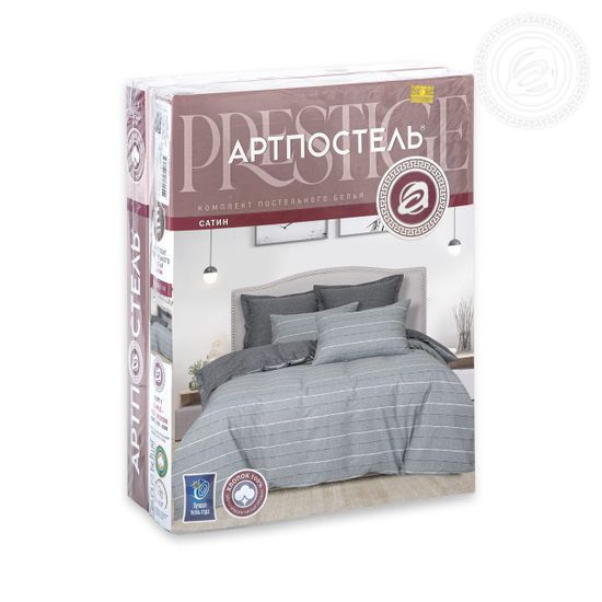 Евро комплект постельного белья Витале сатин