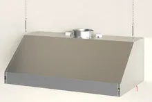 Вытяжка колпаковая ZVN-S1 с подсветкой, нержавеющая сталь, 120x80x50 см, Ontario, KuhniGrill