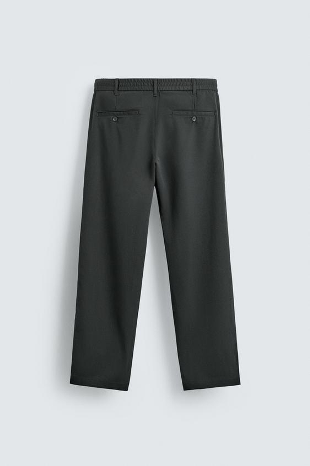 ZARA БРЮКИ-ДЖОГГЕРЫ КЛАССИЧЕСКОГО КРОЯ, ТЕМНЫЙ ХАКИ