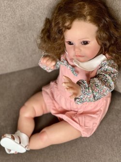 Кукла Реборн мягконабивная 60см в пакете (FA-157)