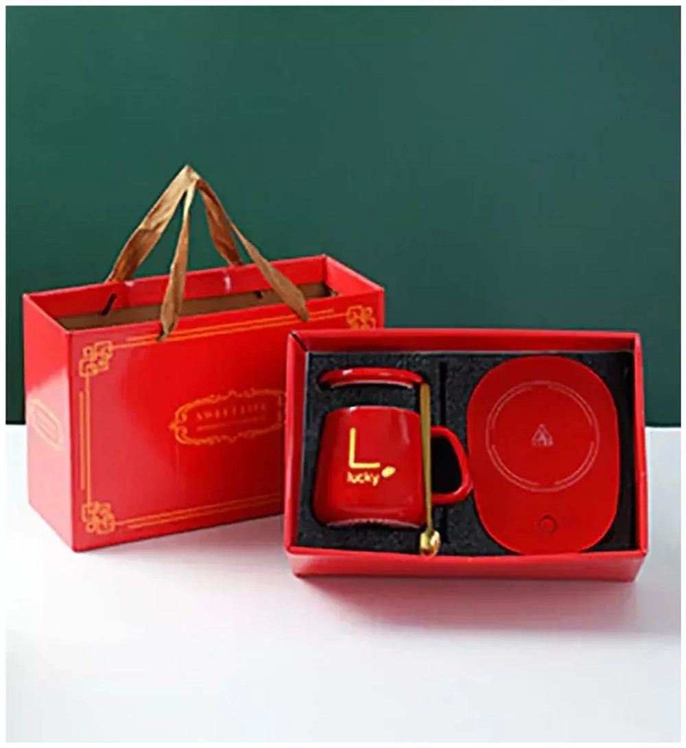 Кружка с подогревающей панелью от USB(5B)/ Чашка для чая и кофе