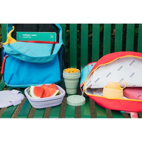 Стакан складной силиконовый Stojo Junior Cup Sage, 8 oz / 250 мл