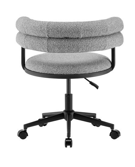 Стул офисный Ponty серый чёрные ножки