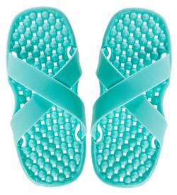 GAEM Home MSG-09/02-M Массажные тапочки бирюзовые, длина 24,5см