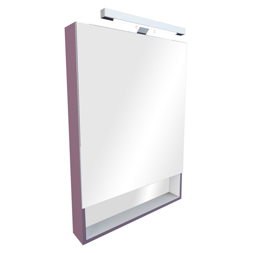 Зеркальный шкаф Roca The Gap 60 см ZRU9302698 фиолетовый