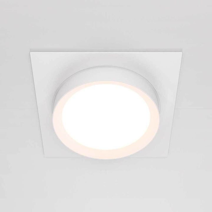 Встраиваемый светильник Maytoni Hoop DL086-GX53-SQ-W