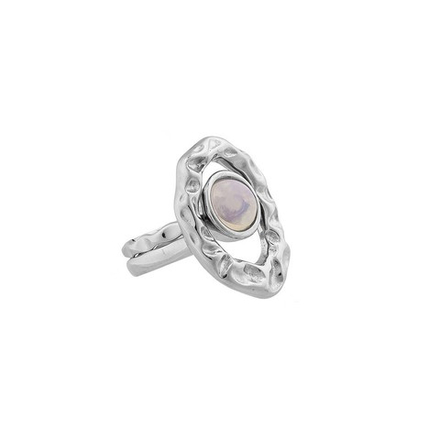 Кольцо двойное Possebon Opaline 16.5 мм K7158.25/16.5 BW/S