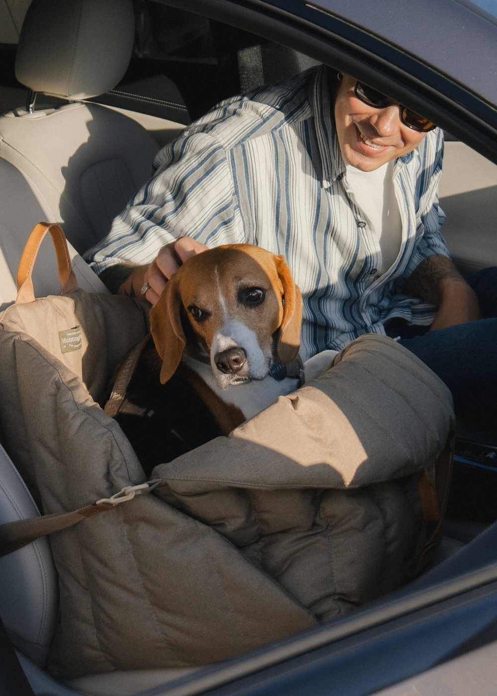 Автокресло-Пони бежевое