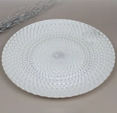 Тарелка 28см «Серебряное кружево»