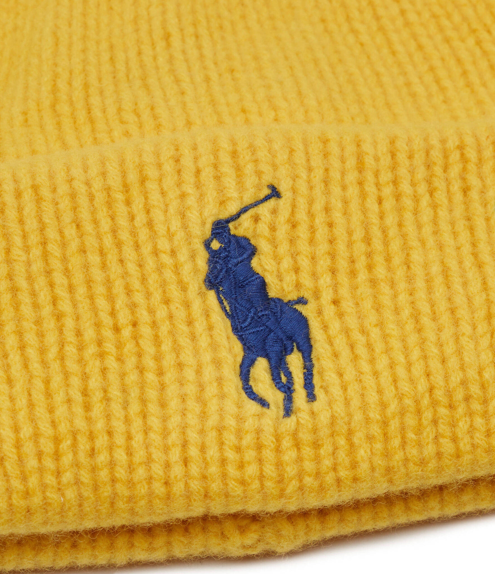 Хлопковая шапка POLO RALPH LAUREN - желтый(455931421)