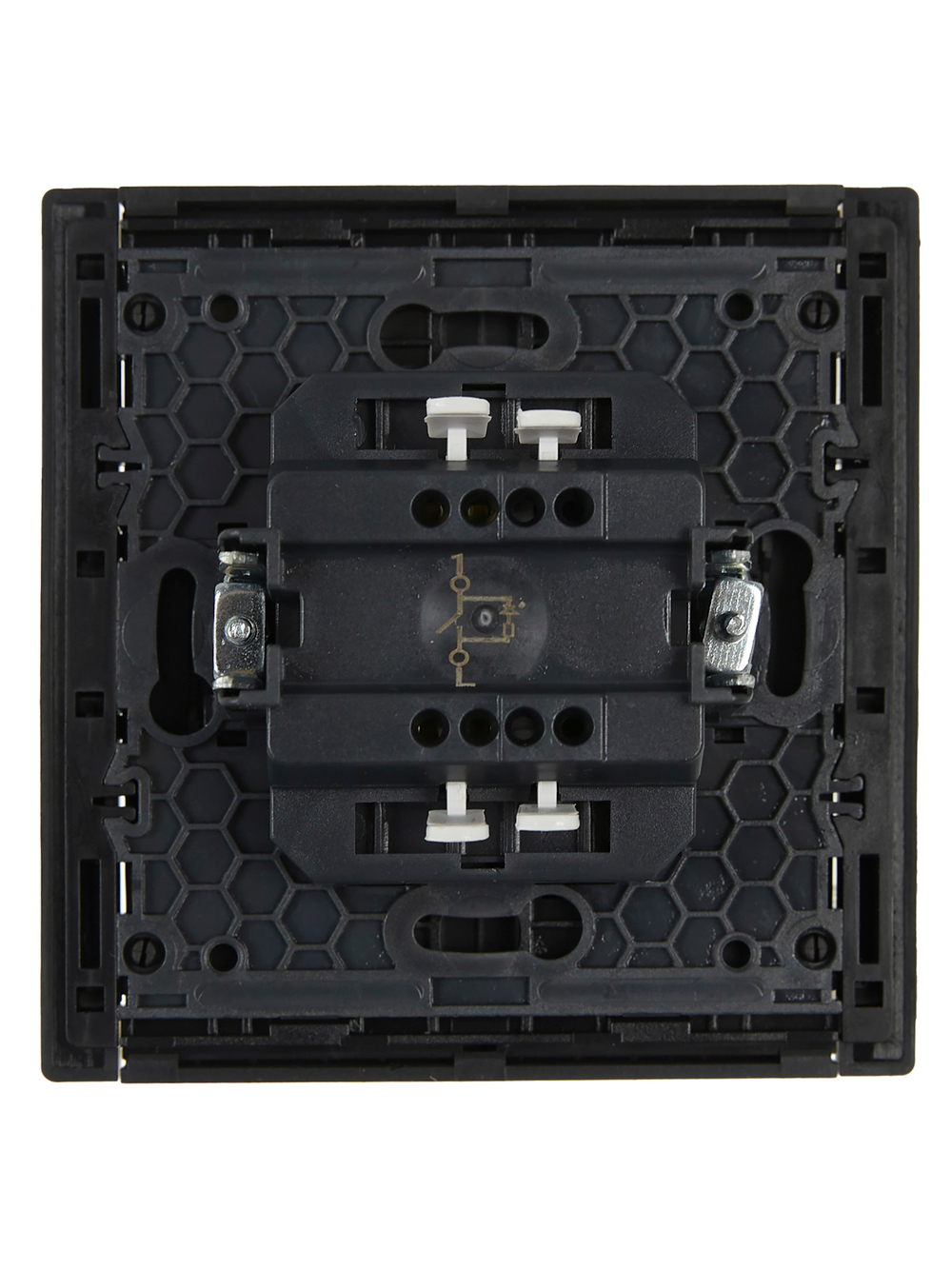 FORTE&PIANO Выключатель 1-клавишный с индикацией 10А FP302 серый IEK