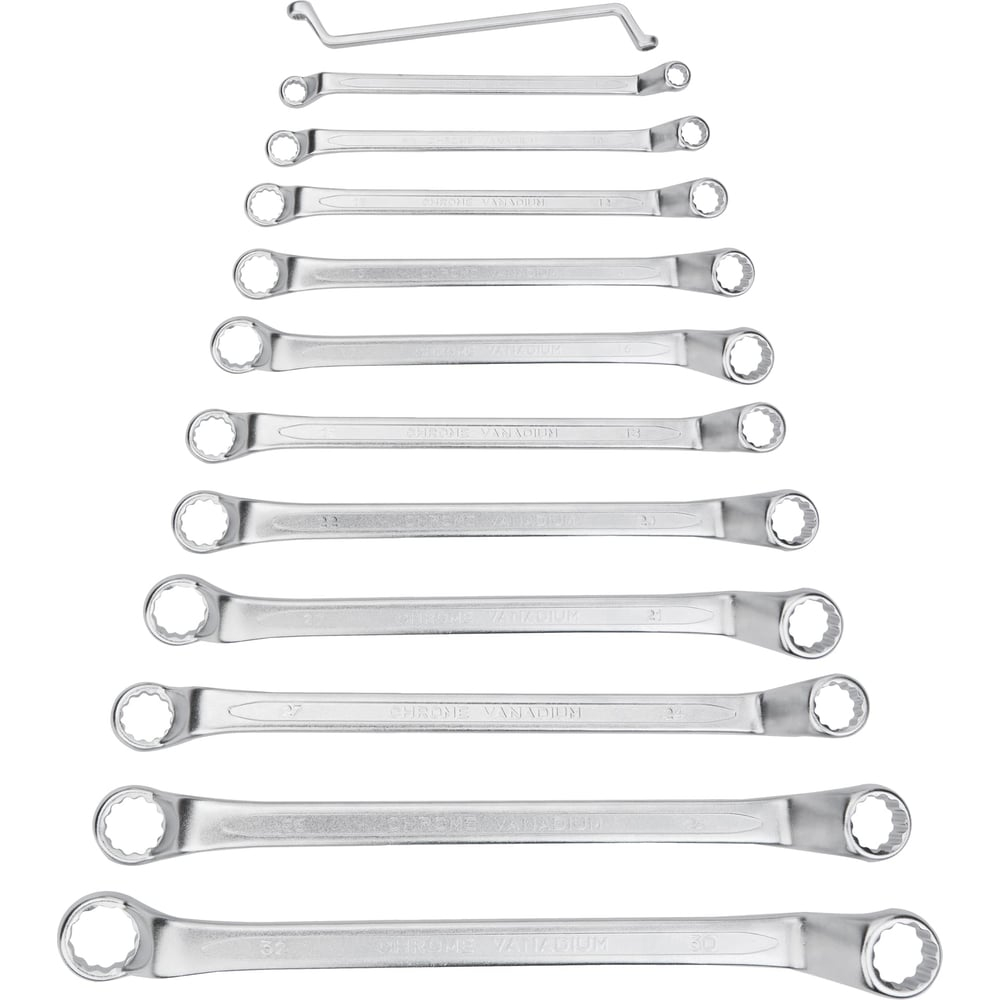 Набор накидных изогнутых ключей (6 x 32 мм, 12 штук) NEO Tools 09-952