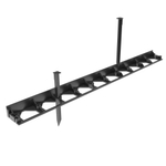 Бордюр пластиковый Gidrolica Line Б-100.8.4.5 – чёрный, L1000 мм