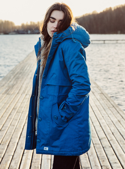 Парка S.G.M Mystic bounce sea blue