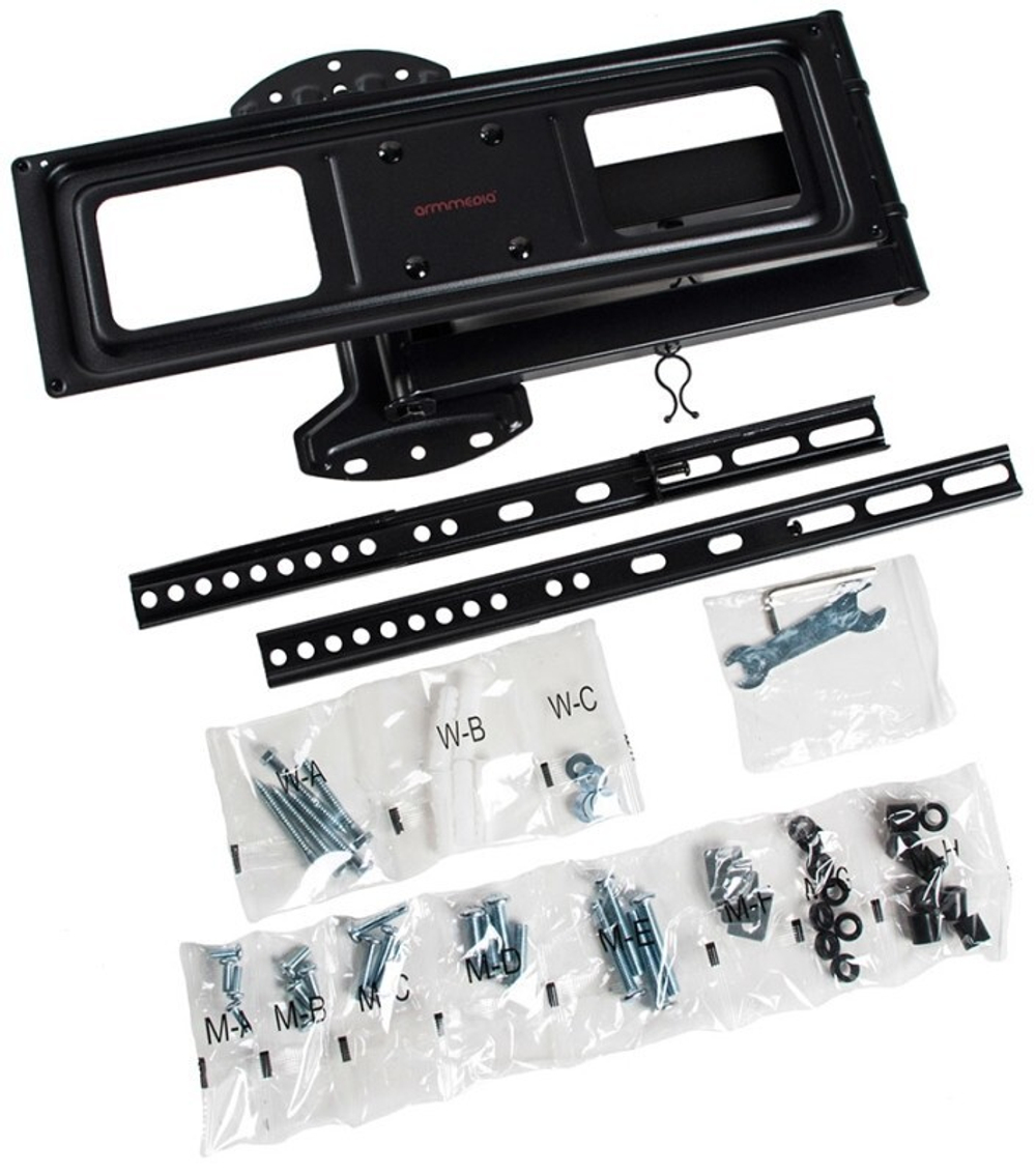 Кронштейн для телевизора Arm Media LCD-415 черный 24;-55; макс.35кг настенный поворотно-выдвижной и наклонный