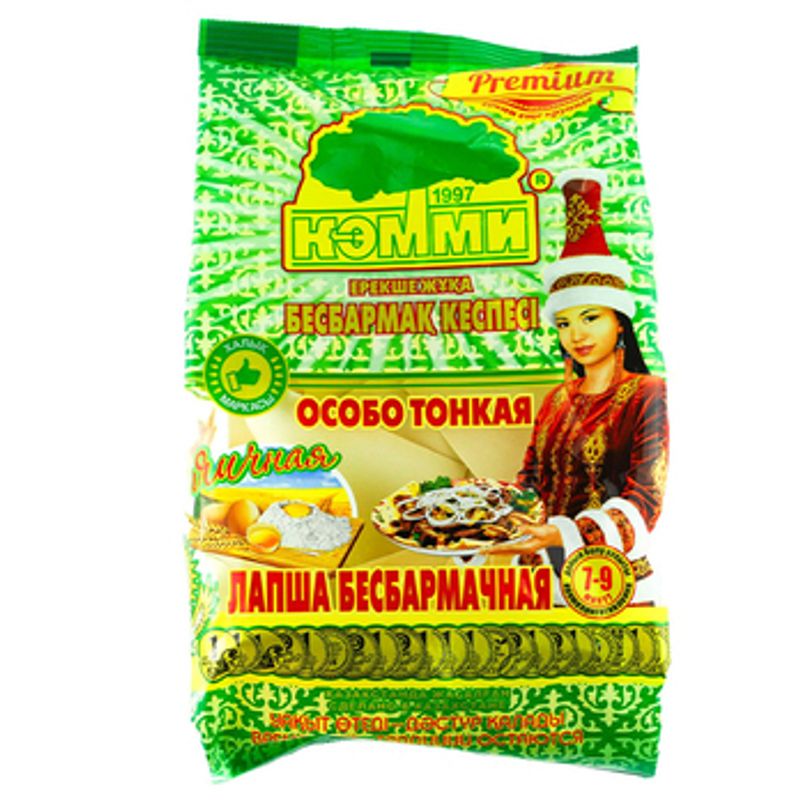 Лапша бесбармачная  КЭММИ особо тонкая 250 гр/пач 15 пач/кор