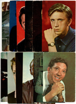 №55 Открытки Артисты и актёры СССР 1970–1980-е г. 25 штук. Цветные, чистые, без повторов