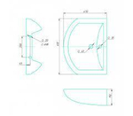 УМЫВАЛЬНИК ОМЕГА ECONOMIC C БОЛТАМИ КРЕПЛЕНИЯ, СЛИВНЫМ ХРОМИРОВАННЫМ КОЛЬЦОМ