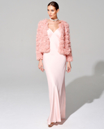 Кардиган с вышивкой ручной работы стеклянным бисером