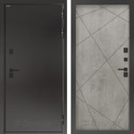 Дверь с терморазрывом Входная Бункер BN-10 Тепло Плюс ФЛ-291 Бетон Светлый,