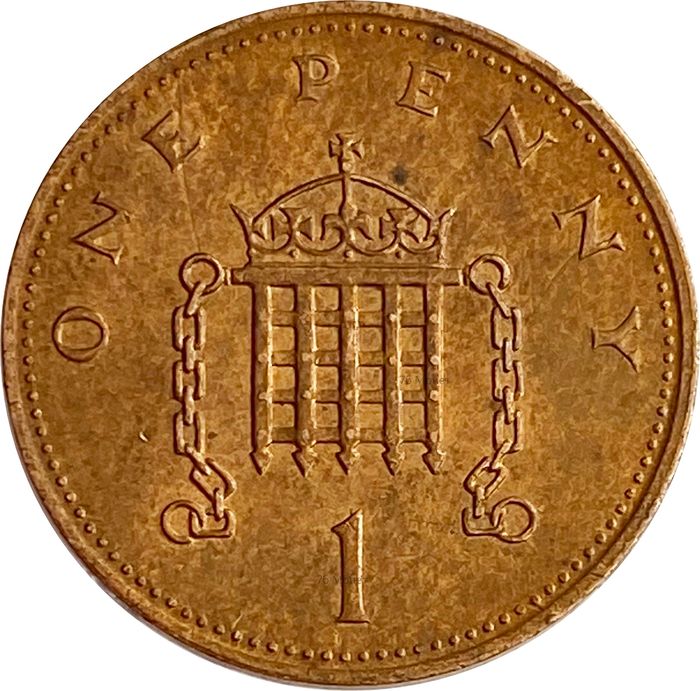 1 пенни 1982-1984 Великобритания