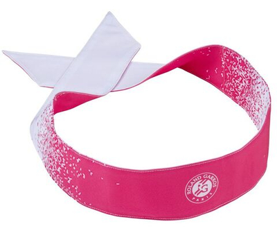 Теннисная бандана Roland Garros Bandana Performance - white/rose