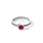 Кольцо Coeur de Lion Red-Silver 18.5 мм 0228/40-0317 58 размер 18,5