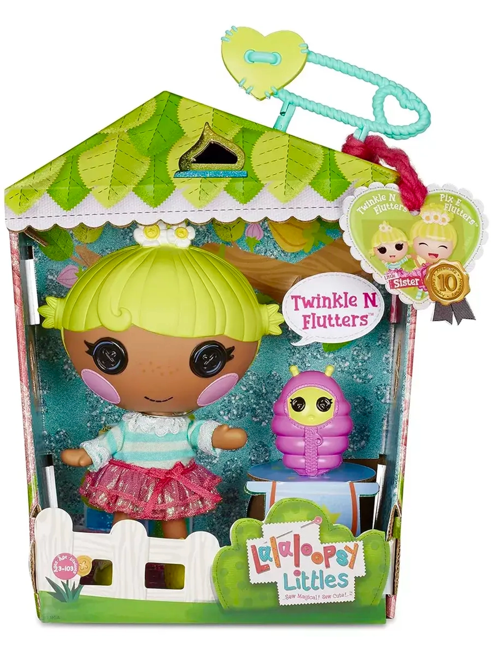 Кукла Лалалупси Twinkle N. Flutters и питомец бабочка 577324