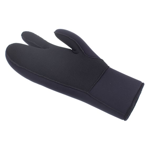 Перчатки трехпалые Marlin Nord Ultraglide 7 мм Черные