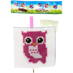 Алмазная мозаика 9*9см «Сова» P148