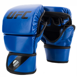 UFC Перчатки MMA для спарринга 8 унций синие S/M