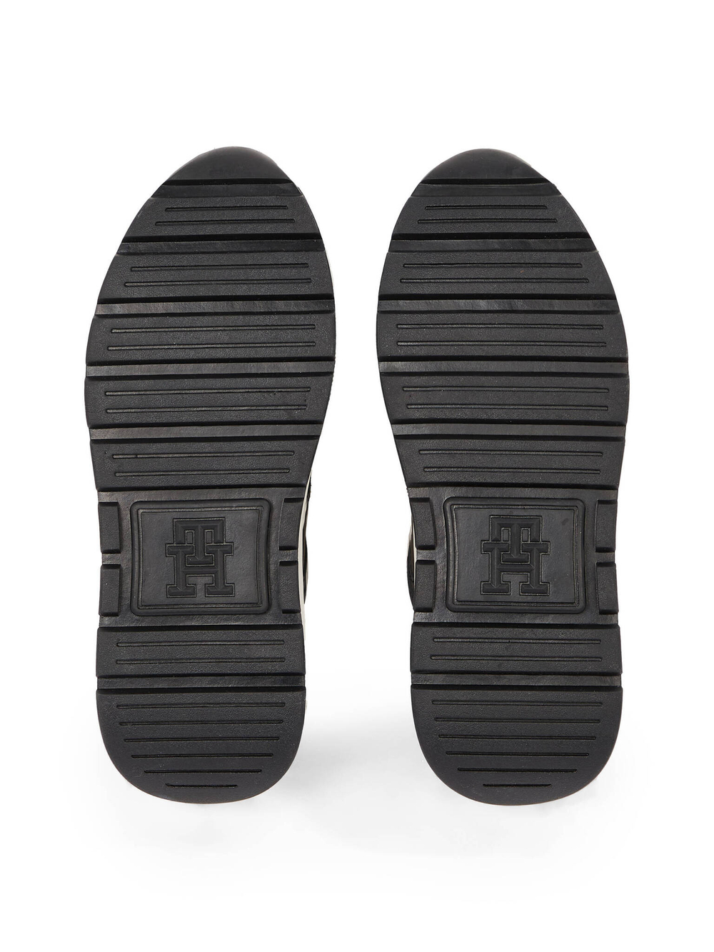 Кожаные кроссовки Tommy Hilfiger - черный(FW0FW08129)