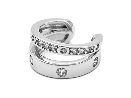 Кафф двойной со стразами