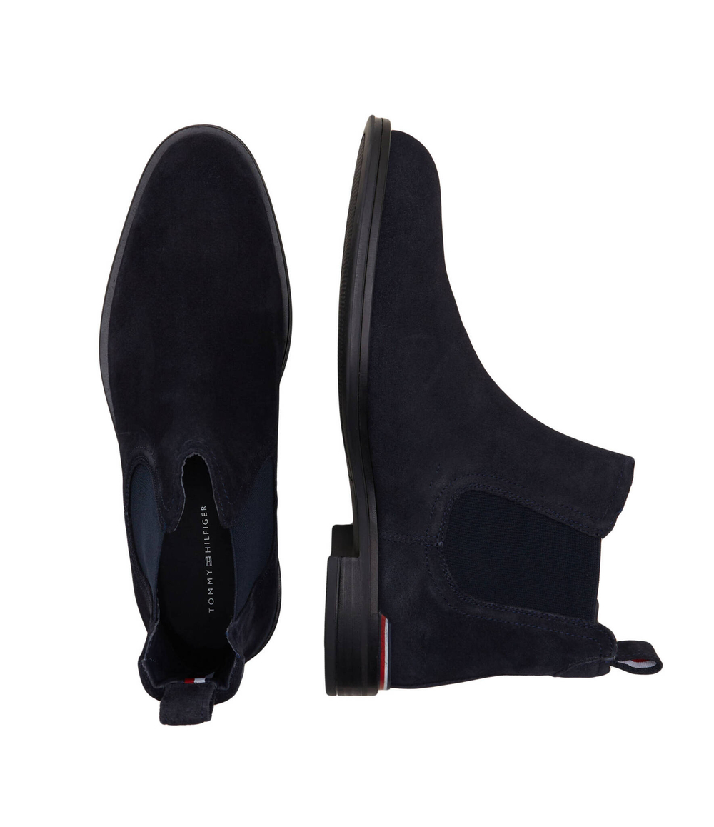 Кожаные челси Tommy Hilfiger - темно-синий(FM0FM04757)