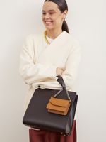 ШОППЕР КВАДРАТНЫЙ Т.КОРИЧНЕВЫЙ