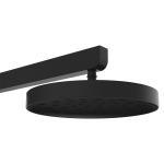 Душевая стойка Vincea Inspire VSFS-3I11MB с изливом, 30см верх душ, черный