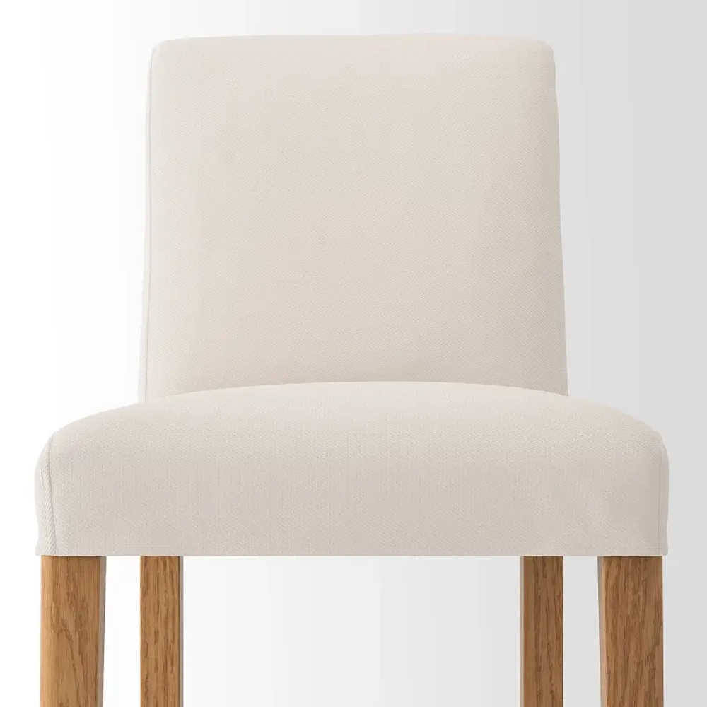 Барный стул со спинкой - BERGMUND IKEA/БЕРГМУНД ИКЕА, 110х45х49 см, бежевый/коричневый