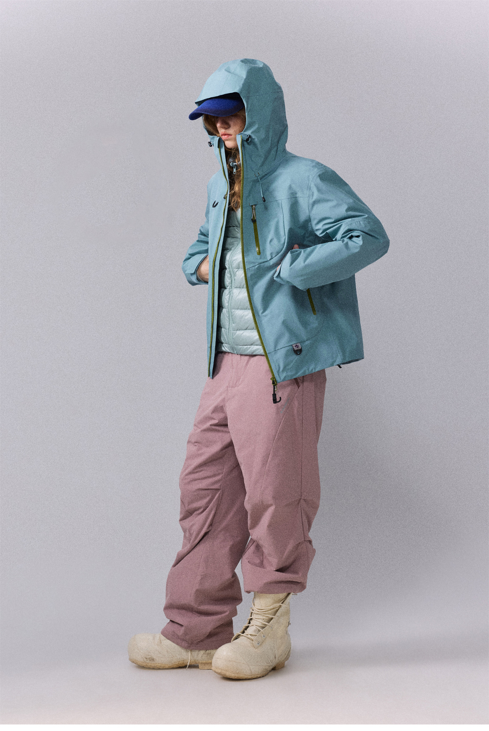 Куртка Nothomme Monterest Women's "Empty Mountain Rain" 3-in-1 C6 Waterproof Hiking Jacket with Detachable Down Vest