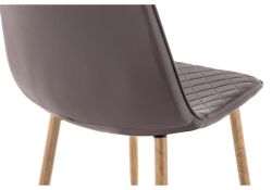 Стул на металлокаркасе Capri коричневый