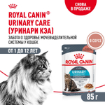 ROYAL CANIN Urinary Care Корм консервированный для кошек в соусе здоровье мочевыделительной системы 85г