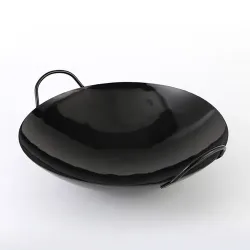 Сковорода Вок (WOK) 32,5 см с двумя ручками черная сталь ИНДУКЦИЯ P.L. Proff Cuisine