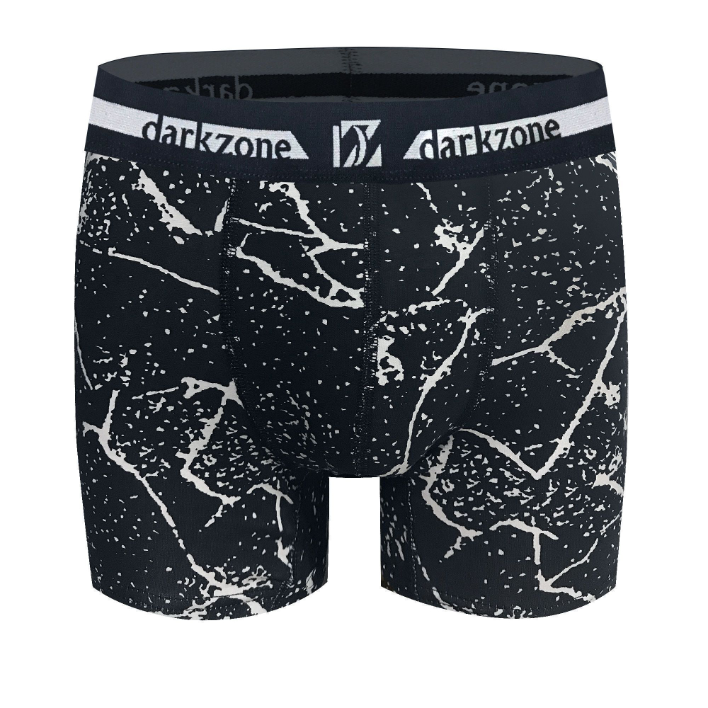 Темно-синие трусы-боксеры с принтом в виде брызг краски (Размер: XL) (Цвет: темно-синий)