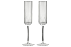 Набор бокалов для шампанского 2шт 200мл Pozzi Milano 1876 Modern Classic прозрачный