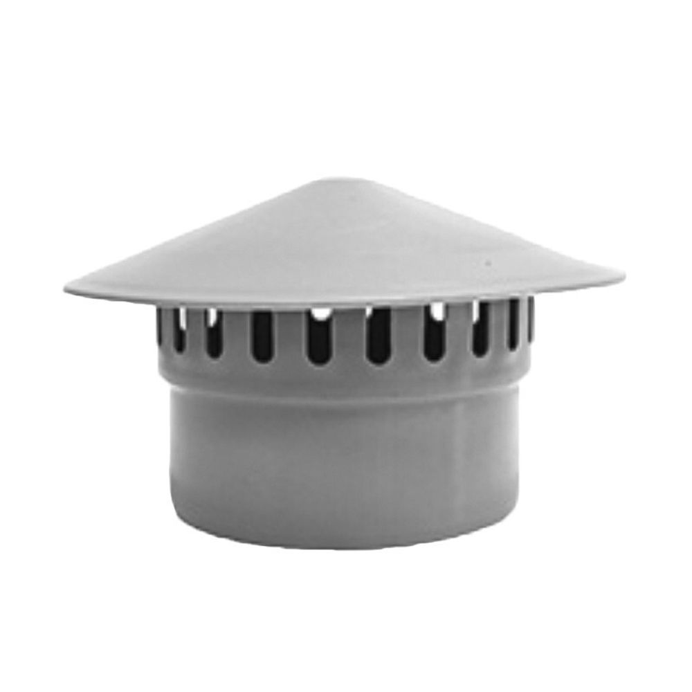 Зонт вентиляционный ПП (полипропилен) для канализации Дн 110, Valfex