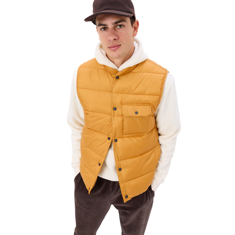 Жилет Gap Recycled Layering Vest Gelded Gold