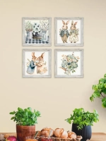 Картины на стену интерьерные на холсте 4 шт