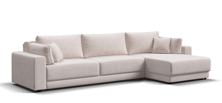 Угловой диван Босс Прайм Макс Вельвет Корд бежевый