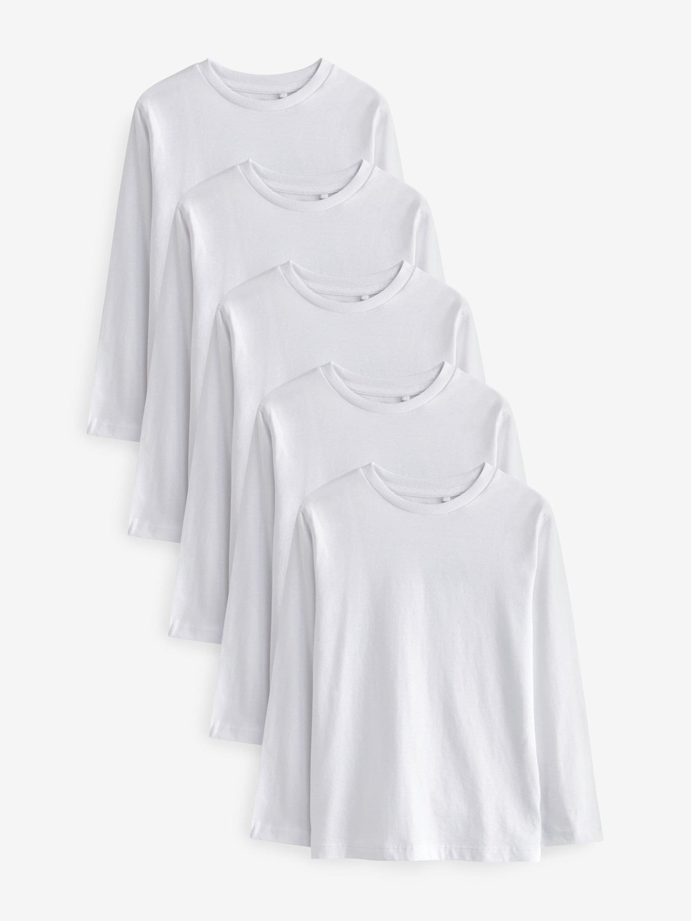 Лонгслив для мальчика Next 333-292, 5 шт., Белый