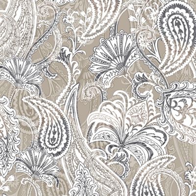 Серо-бежевый пейсли